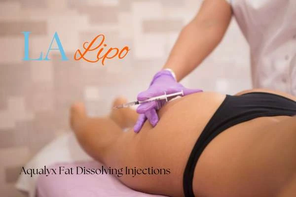Woman having fat dissolving injections Bethnal Green on thighs