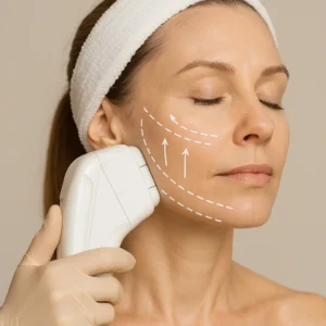 Woman having HI-FU to reduce wrinkles call LA LIPO Bethnal Green Now!