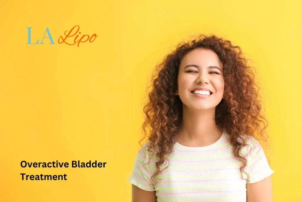 woman smiling about overactive bladder treatment Bethnal Green solutions